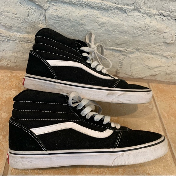 Black Vans Old Skool High Tops Men’s 8 - Picture 8 of 8